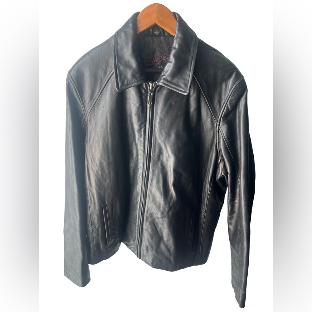 Vintage Rogue By Reilly Olmes Leather Jacket